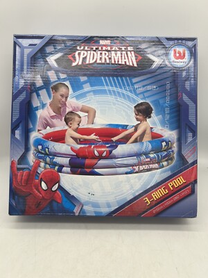 Bestway Marvel Ultimate Spider-Man - 3 Ring Pool aufblasbares Paddel Neu 2012