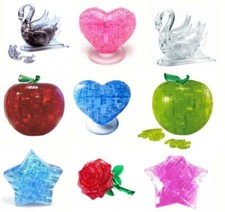 Crystal 3-D 3 D 3D Puzzle verschiedene Motive...