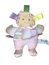Mary Meyer Taggie Pink  White 9  My First Baby Doll Plush Lovey