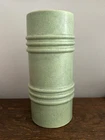 Nelson McCoy Bamboo Green Vase Floraline Cylinder