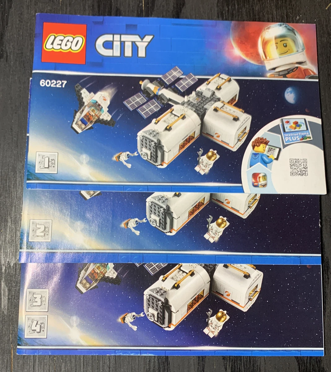 LEGO CITY Instructions Only 60227 Lunar Space Station Manual book 1 4 Only