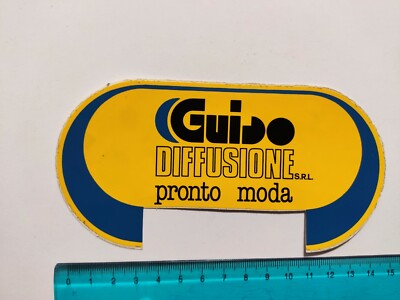 DIFFUSION GUIDE STICKER READY FASHION STICKER STICKER STICKER 80s ORIGINAL