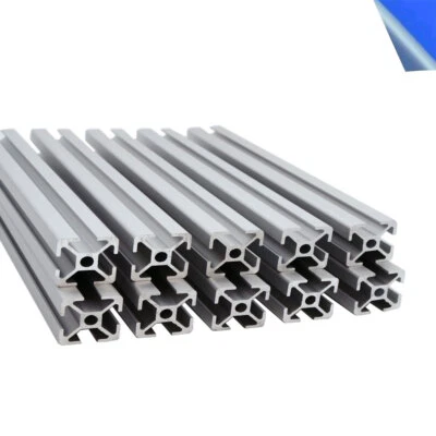 ALCLIPTEC Aluprofil 20x20 mm Nut 5 I-Typ | 10× 1500 mm oder 2000 mm Set – eloxiert