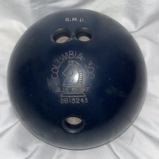 Columbia 300 Blue Knight Dark Blue Bowling Ball 15lbs 15oz Drilled 0B15243