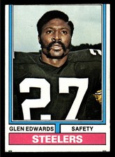 1974 Topps Glen Edwards #169 - Pittsburgh Steelers