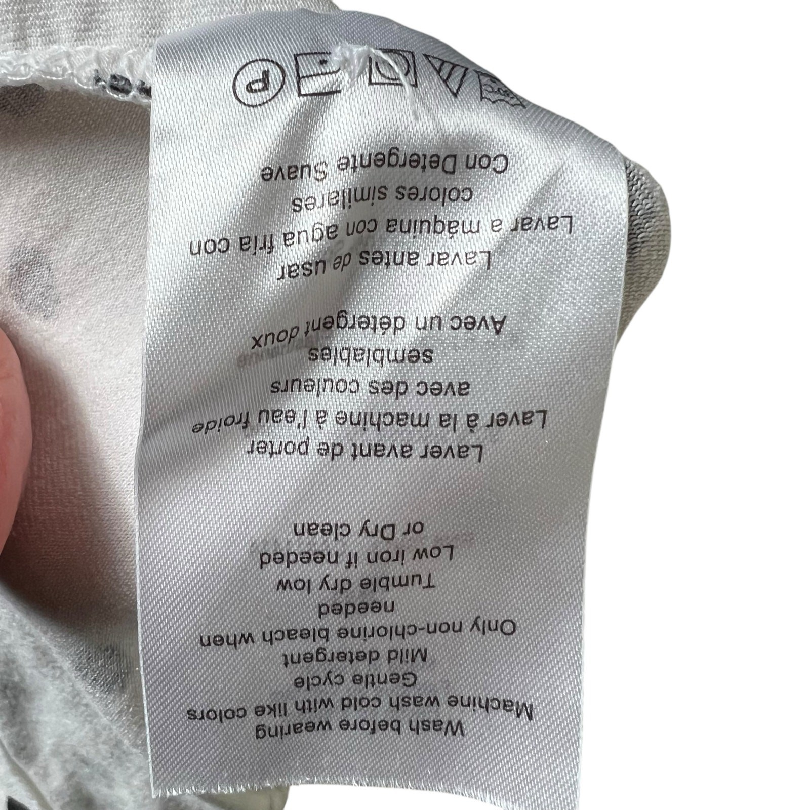 A Pea in the Pod White Black Polka Dot Maternity Top Side Ruched Blouse Size SP