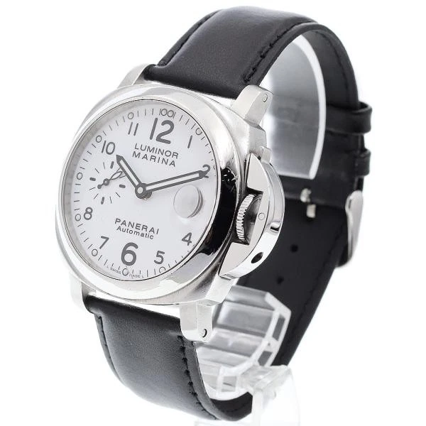 Panerai — Officine Panerai Luminor Marina PAM00049 40mm White Dial Automatic Watch #C4442