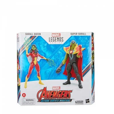 Hasbro Marvel Legends Series 6'' Beyond Earth's Queen Skrull & Super-Skrull Neu