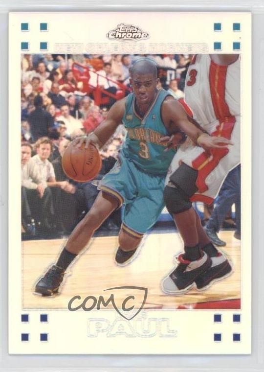 2007-08 Topps Chrome Refractor /999 Chris Paul #40 4f5