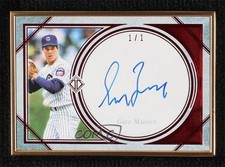 2018 Topps Transcendent Collection Red 1/1 Greg Maddux #TCA-GM Auto HOF 00em