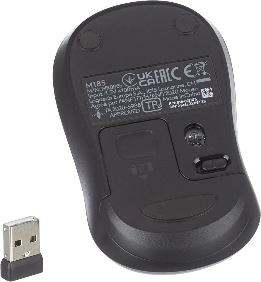 Logitech MK270 Wireless Keyboard and Mouse Combo for Windows, AZERTY Belgian Lay - Image 3 of 4