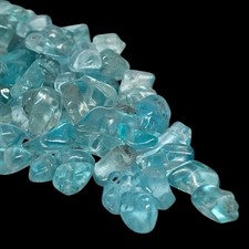 10g Apatit Splitter Chips gebohrt, DIY f. Ohrringe Armband Kette (GP 379€ je Kg)