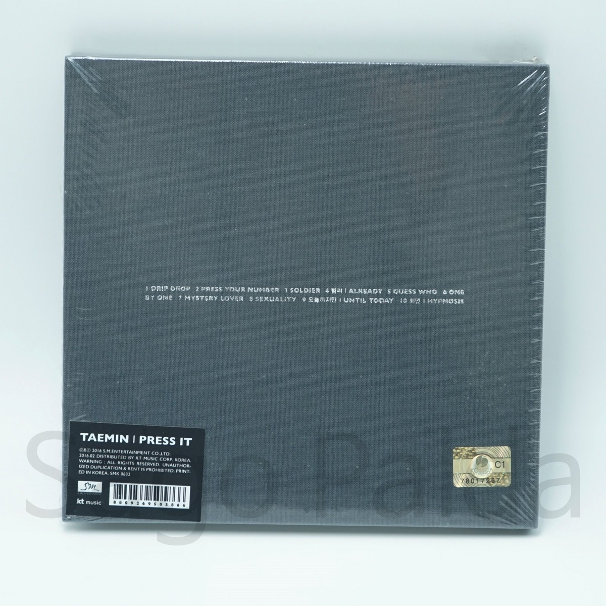 Press It (Vol.1) by Taemin (CD, 2016) for sale online | eBay