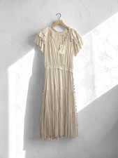 Ulla Johnson Blaire Midi Dress, Blanc , Cream,  Size 8,  NWT