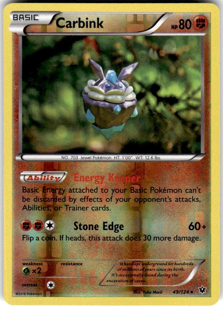 Carbink Reverse Holo 49/124 - Fates Collide NM