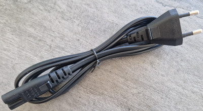 WELL SHIN Netzkabel WS -006 2,5A 250V 1,70 m Schwarz NEU/OVP