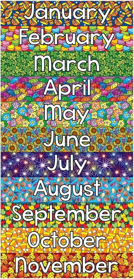 Educational Classroom Poster - Daily Calendar Display New - Image 3 of 4