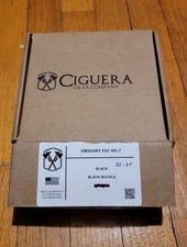 Ciguera Gear Company Emissary EDC Gun Belt Black 32"-34" (XS)