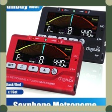 Cherub WMT-578RC LCD Display Flute/Sax Tuner Metronome Built-In Mic Musical Inst