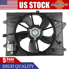 Radiator Cooling Fan Assembly w/Control Module for Hyundai Sonata 2015-2017 2.4L