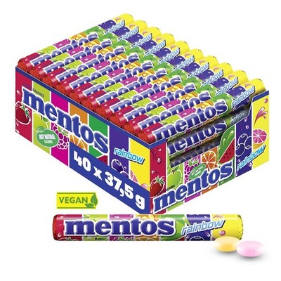 Rainbow Dragees, FruchtBonbons mit Orange, Erdbeer, Apfel, Heidelbeere, Himbe...