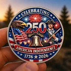 250th Anniversary Commemorative Coin Liberty Bell USA Patriotic Collectible