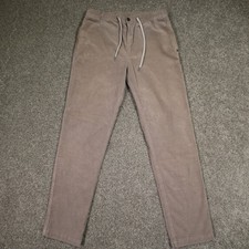 Vuori Optimist Corduroy Pants Mens Large Beige Casual Drawstring Waist Trousers