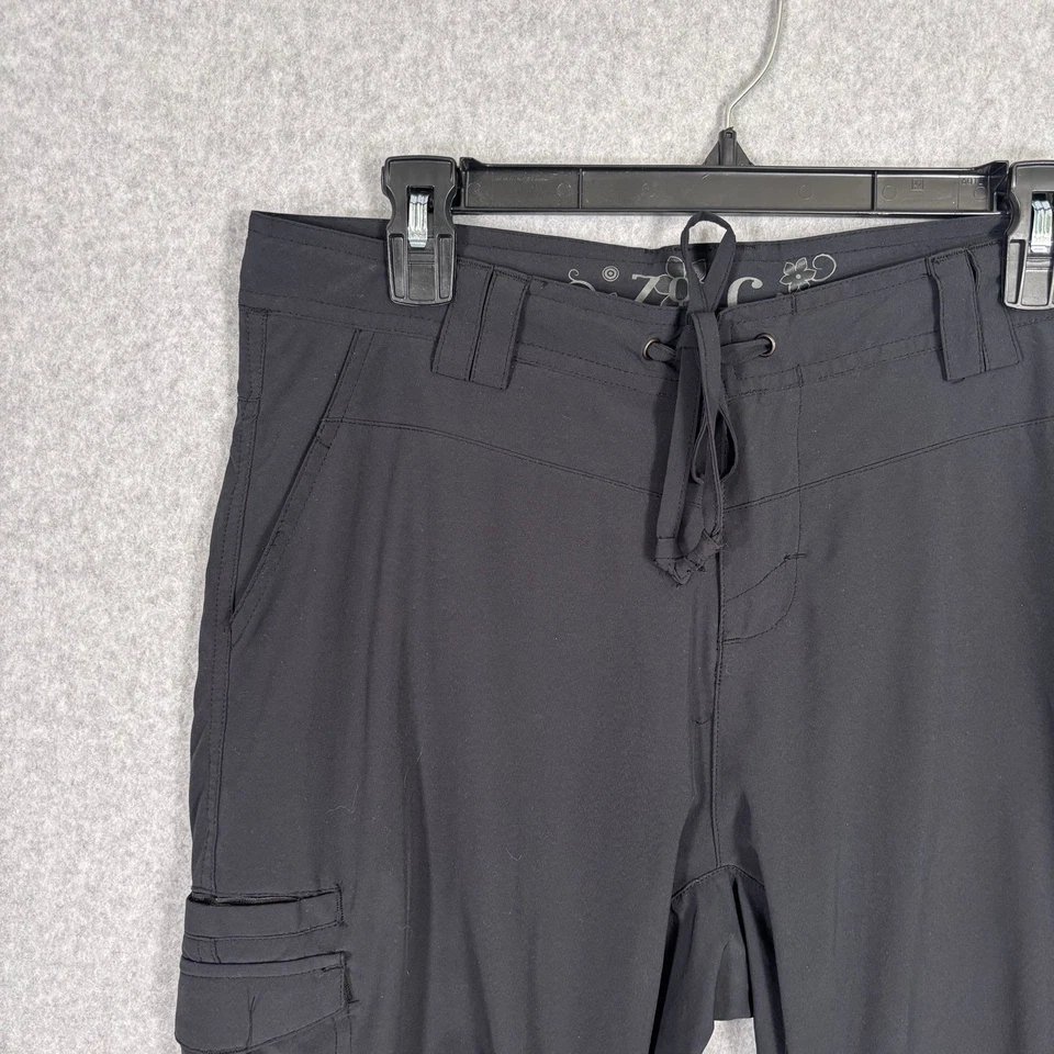 Pantalones Cortos de Ciclismo Zoic Cargo para Mujer Medianos Carbón Nylon 14" Entrepierna Bicicleta de Montaña Foto 2 de 4