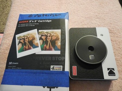 Kodak Mini Shot 3 Retro C300R Instant Camera With Film Refills 6 Cartridges 3x3