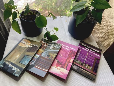 Bundle 4 Cool Restaurants Paperback Books 3rd edition. Published 2007. - teNeues