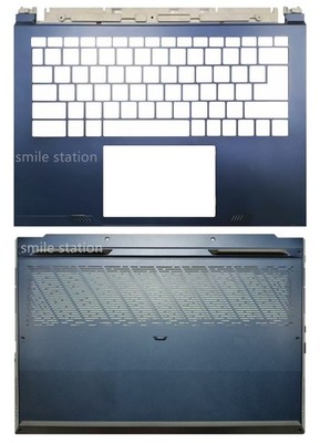 New for MSI Stealth 14 Studio A13VF MS-14K1 MS-14K2 14''Blue Palmrest+Bottom Case