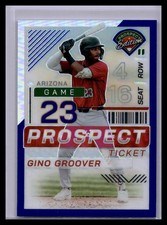 2024 Panini Prospect Edition - Gino Groover #46 Blue Prizm /149 (RC)