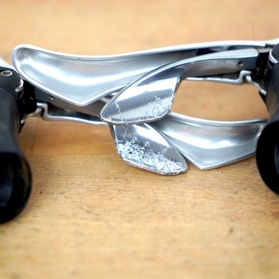 Shimano Dura-Ace ST-7700-B Shifters Silver 2x9-Speed Road Bike