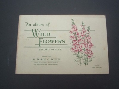 W D & H O Wills - Wildblumen 2. Serie (1937).   unbenutztes / leeres Pfennigalbum