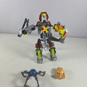 LEGO BIONICLE Pohatu &ndash; Master of Stone 70785 - 2015 &ndash; Retired &ndash; W/ Skull Spider