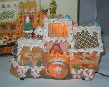 Cracker Barrel Fiber Optic Lighted Christmas Express Train Ginger Bread Tested