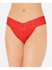 JENNI Intimates Red Thong Underwear Plus ONE SIZE