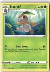 Nuzleaf 012/196 Uncommon Lost Origin