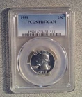 1959 Proof 90% Silver Washington Quarter PCGS PR67CAM (518)