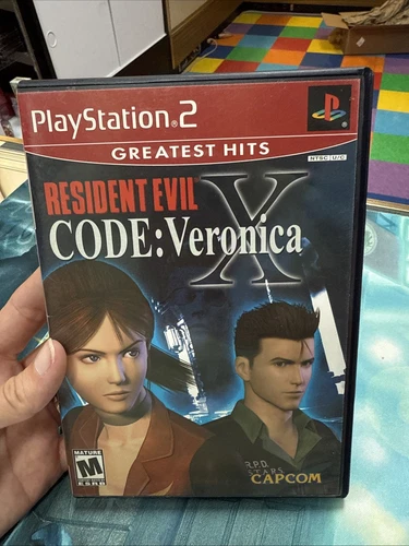 Resident Evil CODE: Veronica X (PlayStation 2 - PS2, 2002) Complete Greatest Hit