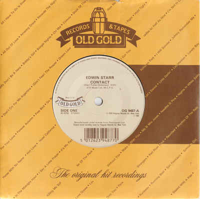 Edwin Starr - Contact / Get Down [Gene Chandler] - Old Gold - OG 9487