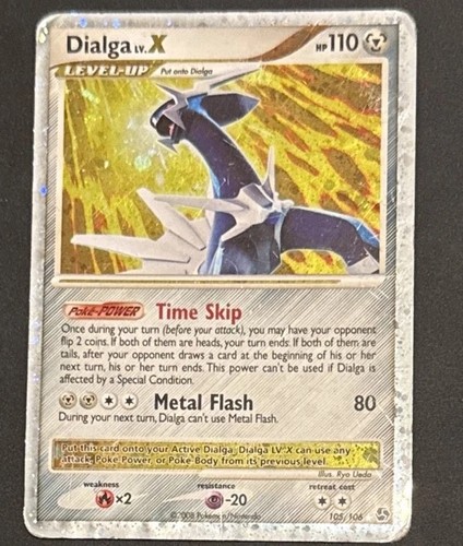 Dialga LV.X 105/106 Great Encounters Holo