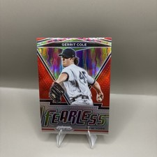 2021 Panini Prizm Gerrit Cole Fearless Red Prizm #FR-18