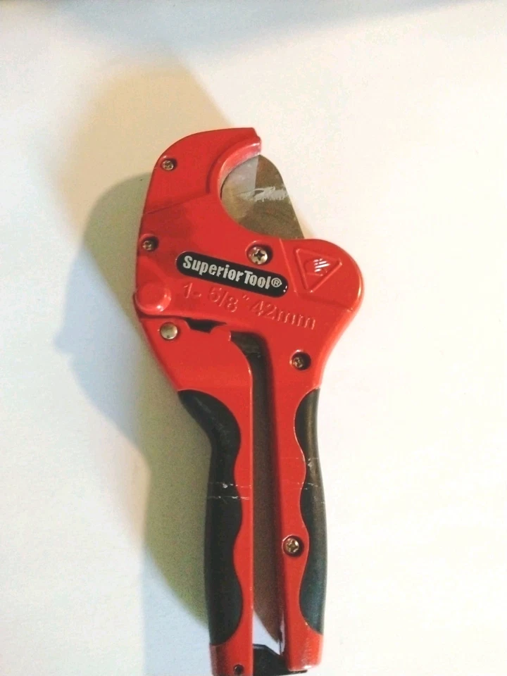 Superior Tool 37118 Steel Black/Red Ratcheting Pipe Cutter 1-5/8 Dia. x 10 L in. - Image 4 of 4