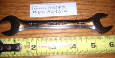 STANLEY 15MM X 14MM OPEN END WRENCH # 86-824 USA NEW FREE SHIPPING
