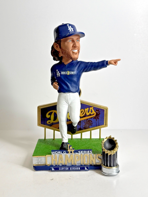 Clayton Kershaw Signed Los Angeles Dodgers 2020 WS Trophy