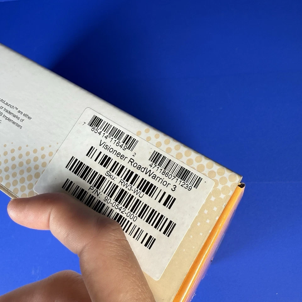 Visioneer RoadWarrior 3 USB-2 Mobile Color Scanner White Portable RW3-WU NEW - Image 3 of 3