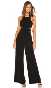 cut out wide leg jumpsuit