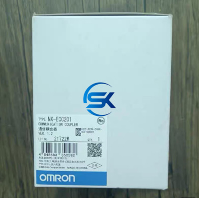 One new Omron NX-ECC201 communication coupler with box NXECC201