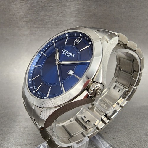Victorinox Swiss Army Alliance Reloj Hombre 40mm Esfera Azul Acero Fecha Redonda B5 - Imagen 3 de 12